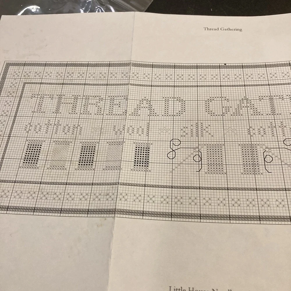 Little‎ House Needleworks Thread Gathering Special Edition PATTERN ONLY - Signed